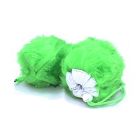 Poi Doctor's fluffy covers - green