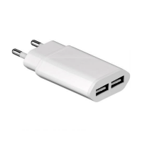 Slim USB  charger - White